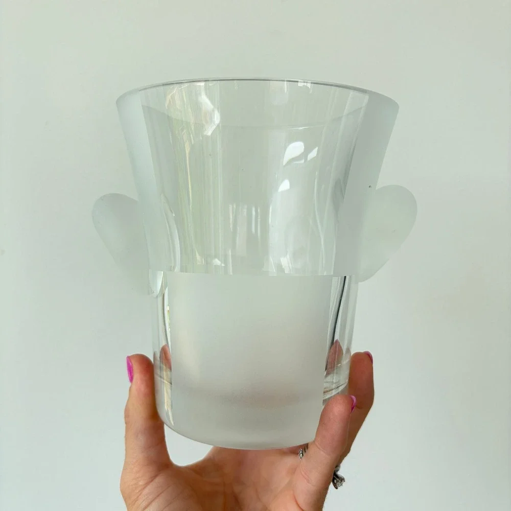 Nautica‎ Glassware Frost Block Clear Small Ice Bucket